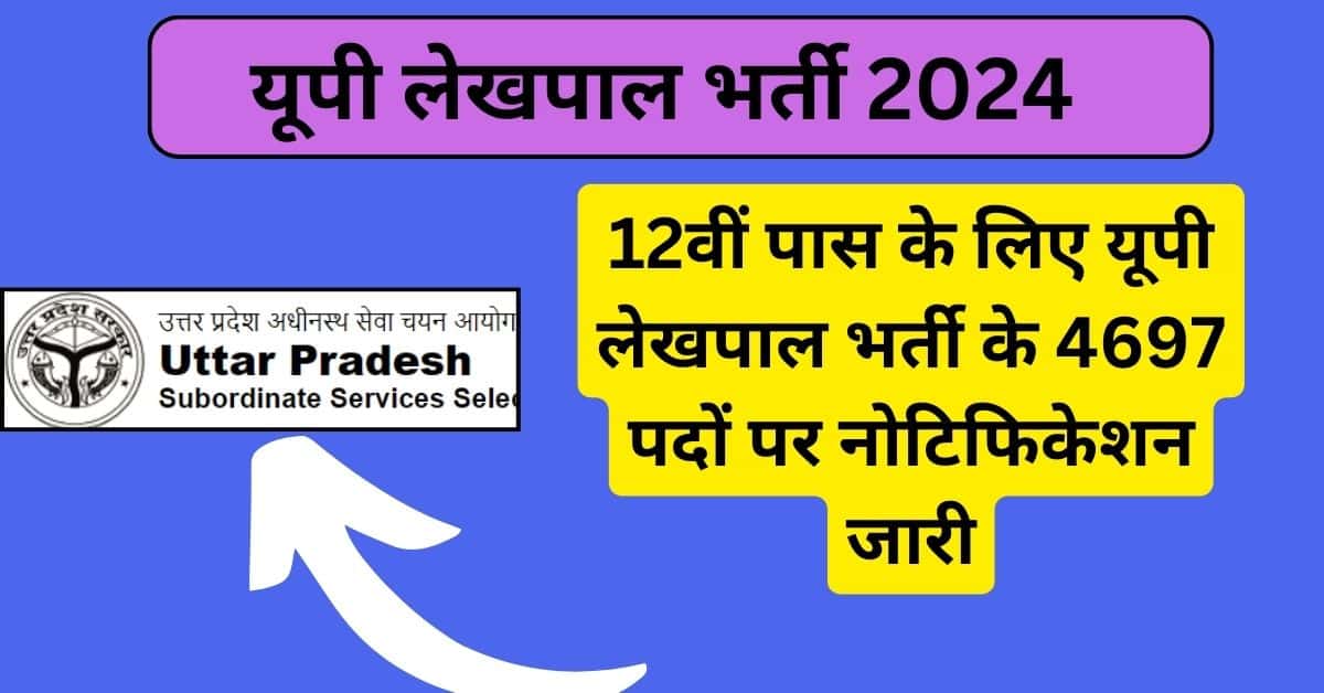 यूपी लेखपाल भर्ती 2024